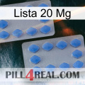 Lista 20 Mg 20